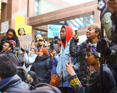 Black Lives Matter Toronto protest rally