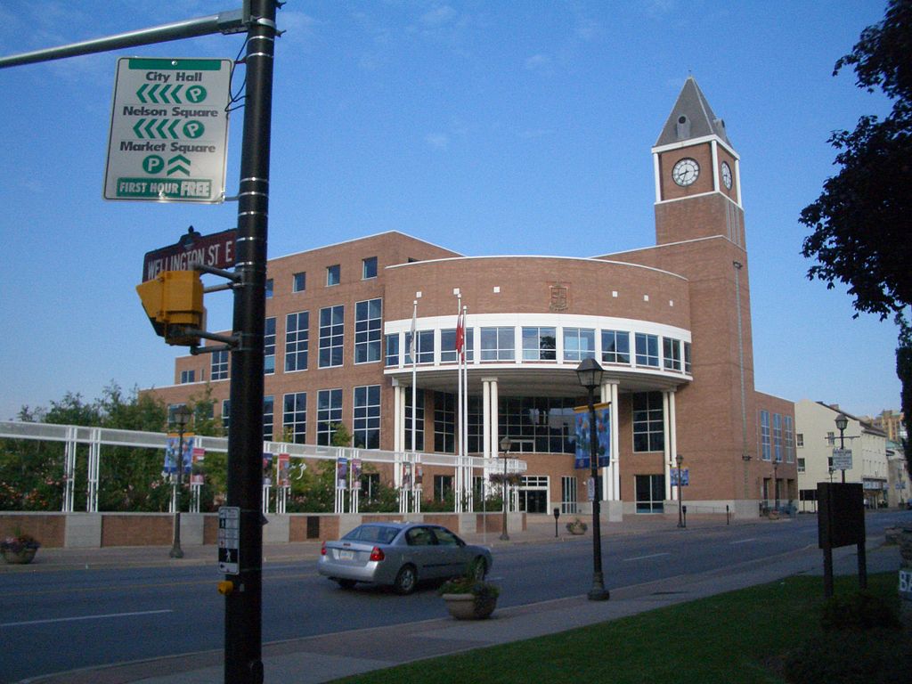 Picture of city hall in Brampton