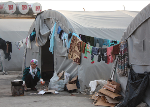 A Syrian teenager in a refugee camp in Turkey (EU Civil Protection and Humanitarian Aid)