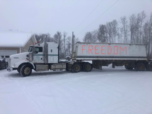 Thousands opposed to vaccine mandates join truckers’ rolling rally to Ottawa as organisers collect more that $3.3 million in donations.