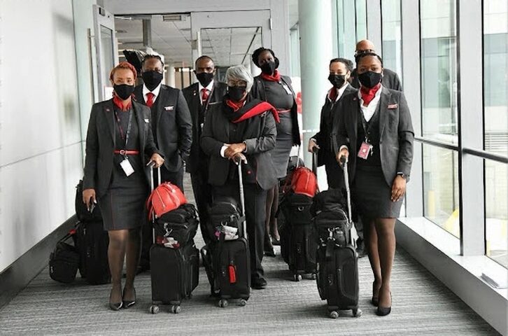 All-Black flight crew