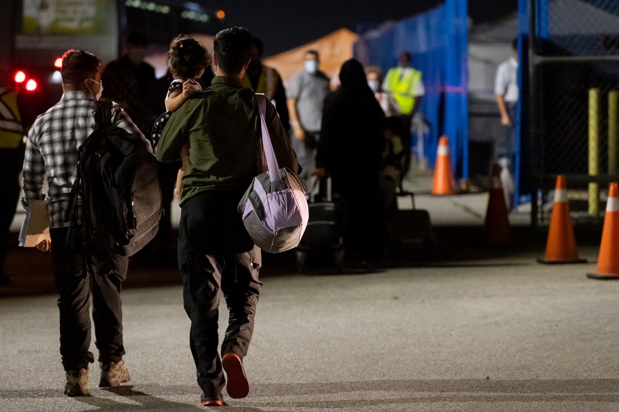 Afghan refugees arriving in Canada