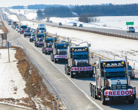 trucker convoy protest canada trudeau