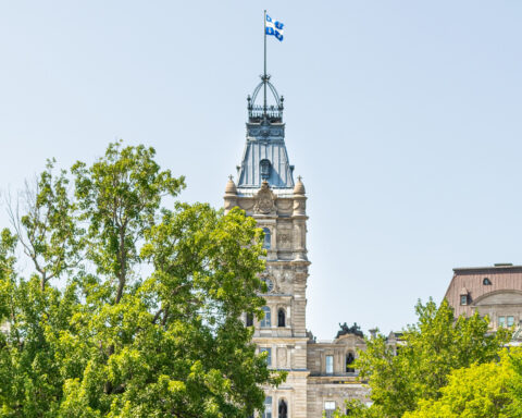 Vue du Parlement du Québec