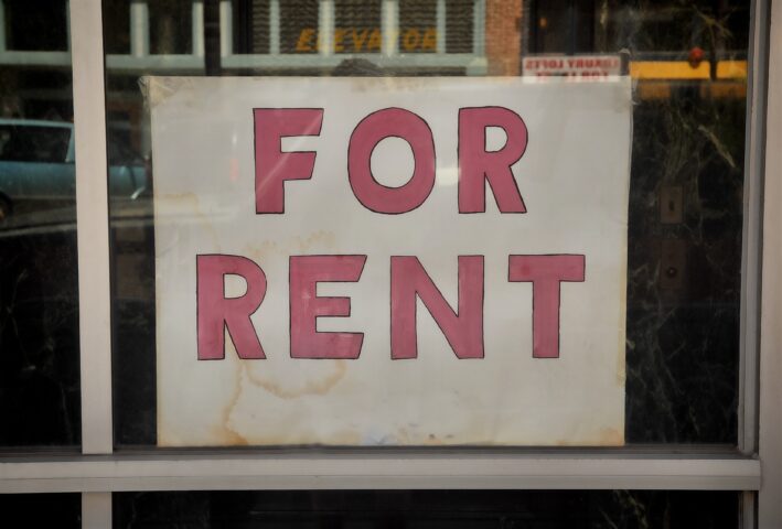 rental sign