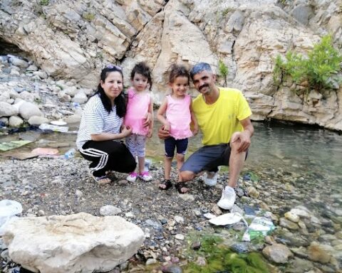 Ercan Doymaz with his family