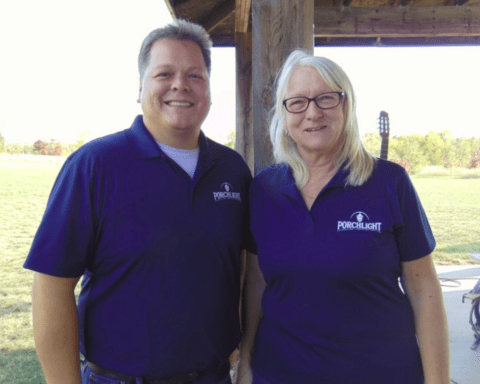 Cameron Dearlove, executive director of Porchlight Counselling and Addiction Services, and Marian Best, Clinical supervisor for Addictions Services at Porchlight Counselling and Addiction Services. Photo by: Barbara Latkowski, CambridgeToday