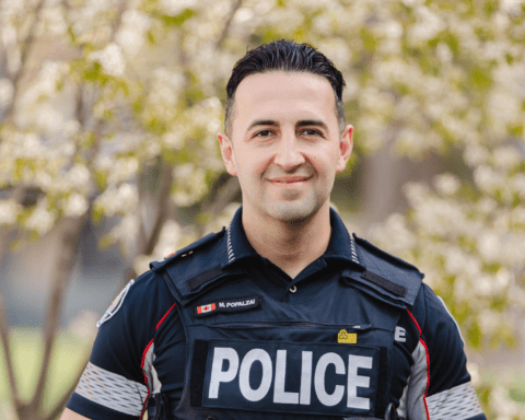 Mustafa Popalzai, now a Detective Constable of the Toronto Police