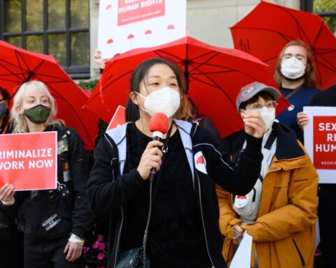 Sex-work protesters