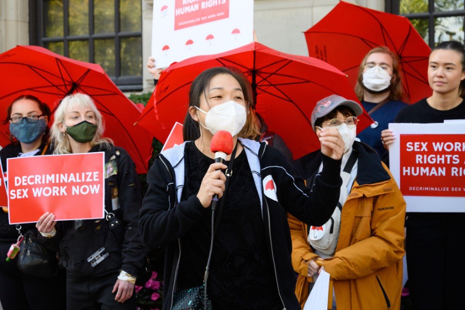 Sex-work protesters