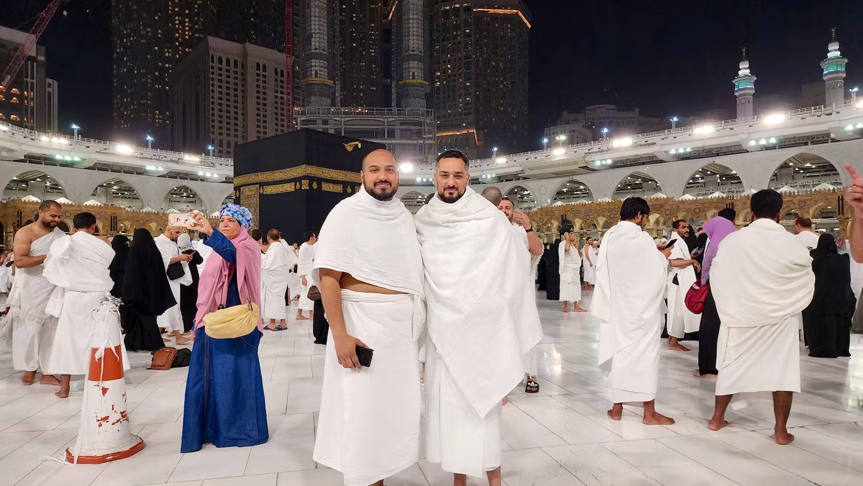 While on a pilgrimage in Saudi Arabia, Muhammad Ali Raza (left) experienced one of the happiest days of his life, getting an opportunity to return to Canada. (Contributed photo)
