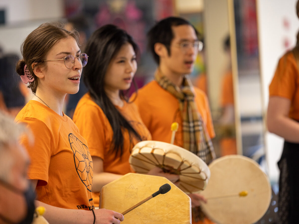 Immigrant youth learn Indigenous culture through music